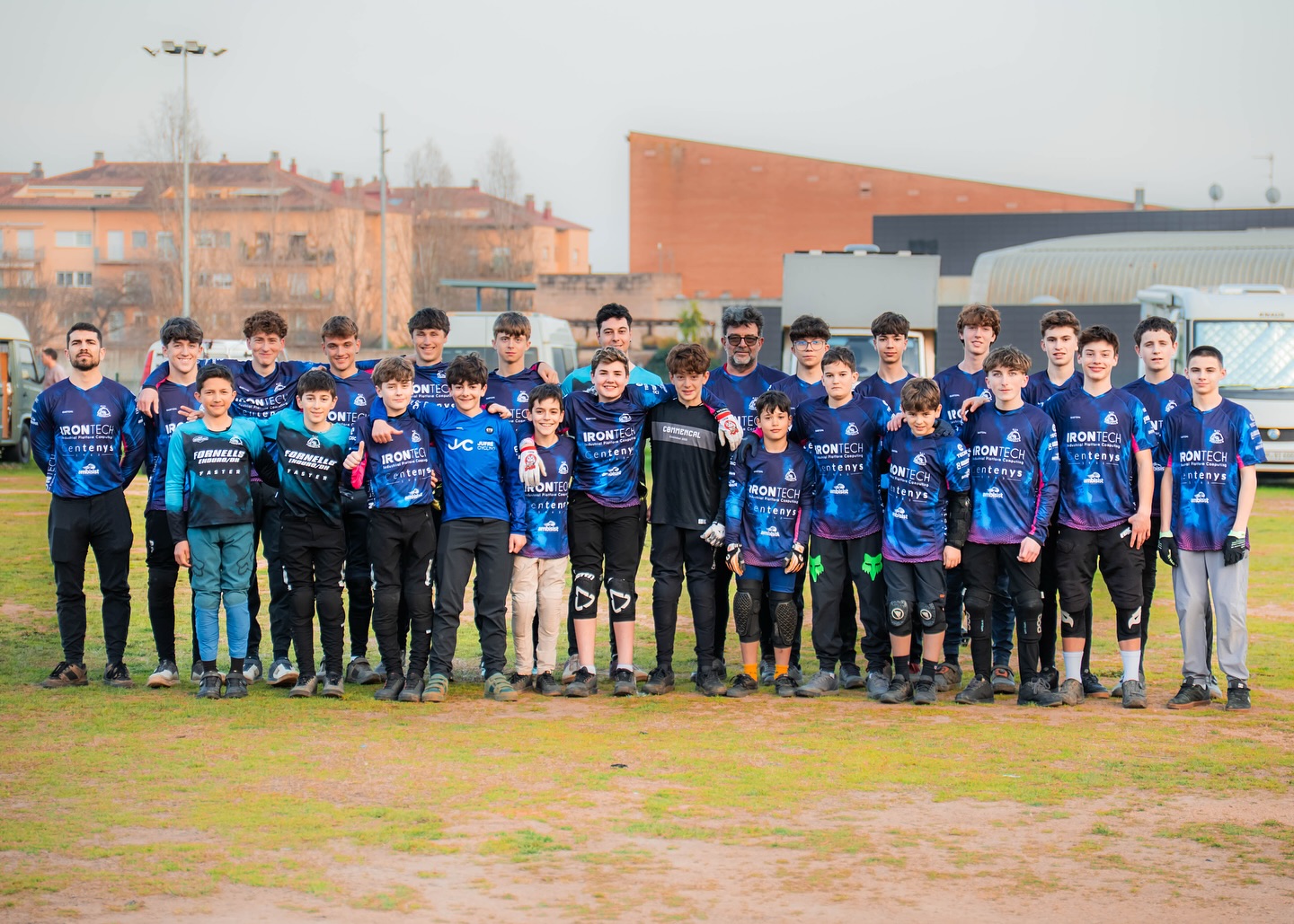 El grup d’enduro del Club BTT Fornells